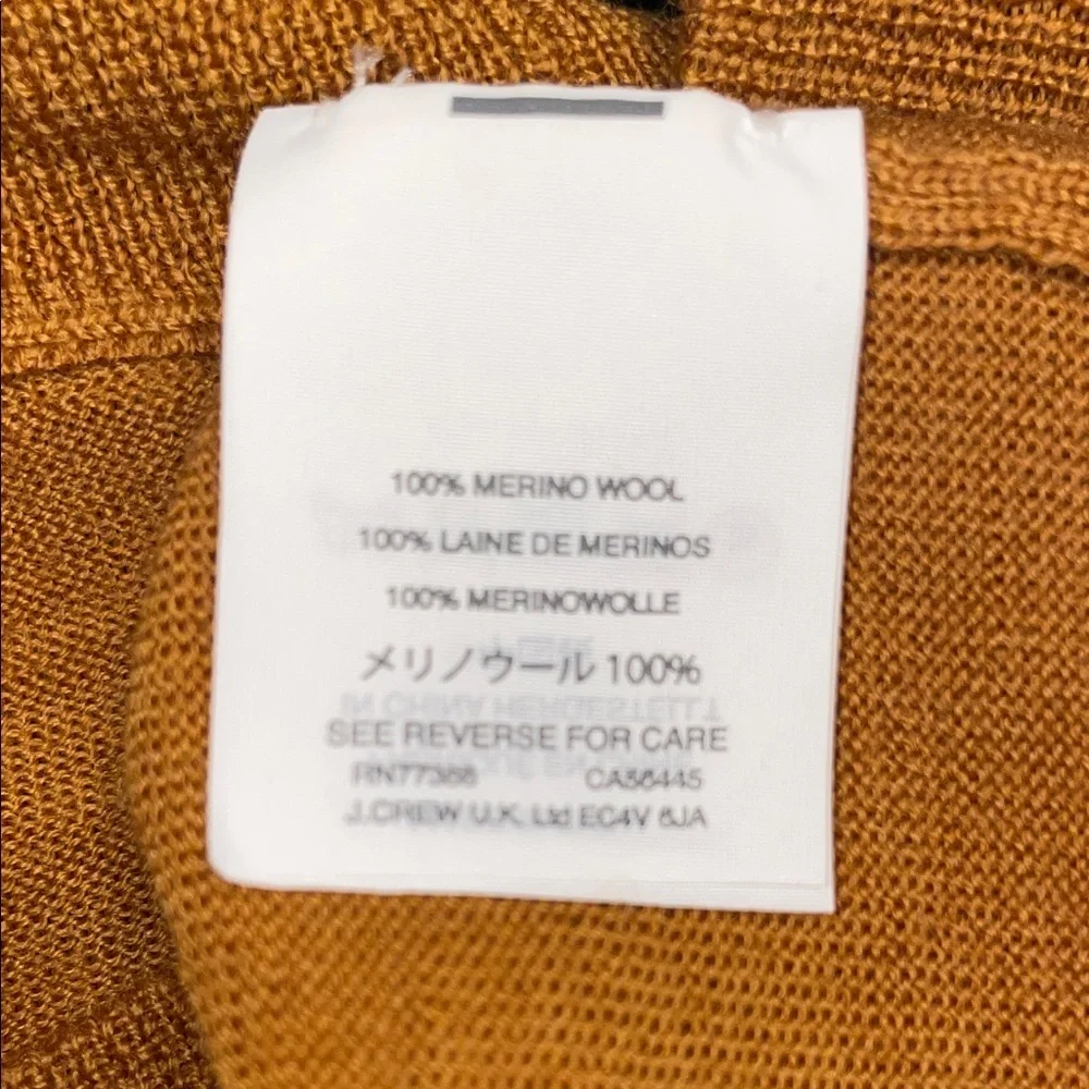 J. Crew Wool Women's Tan Crew Neck Sweater